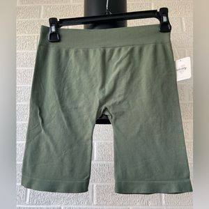 Free People intimately NWT army green shorts M/L